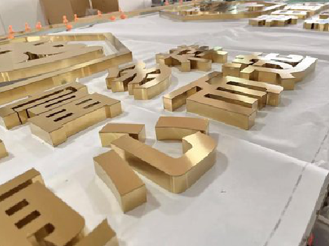 崇左拉丝不锈钢字的特点。